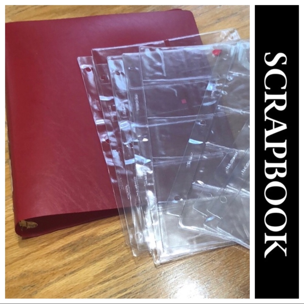 Scrapbook sticker organizer pages